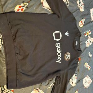 Macron Men's Black and Navy Jumper